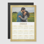2022 Full Year Magnetic Calendar Custom Photo (Voorkant / Achterkant)