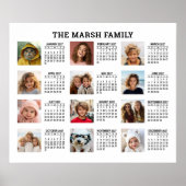 2022 Full Year Uitzicht Calendar met 12 foto's Poster (Voorkant)