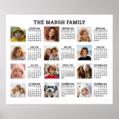 2022 Full Year Uitzicht Calendar met 12 foto's Poster (Voorkant)