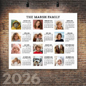 2022 Full Year Uitzicht Calendar met 12 foto's Poster