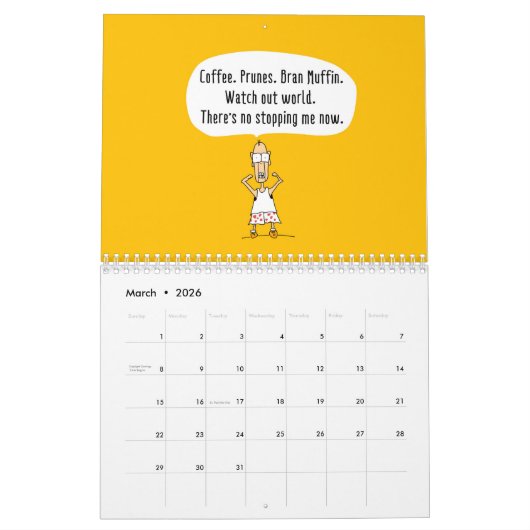 2022 Funny Comic Agenda "Social Insecurity" Kalender (Mar 2026)