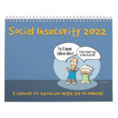 2022 Funny Comic Agenda "Social Insecurity" Kalender (Hoes)