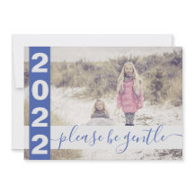 2022 Funny Wees zachtjes foto Blauw