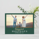 2022 Gelukkig Kerst Foto Insteek Kaarten (Staand voorkant)