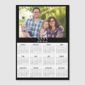 2022 Gepersonaliseerd Photo Calendar Mini Magnet (Voorkant)