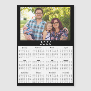 2022 Gepersonaliseerd Photo Calendar Mini Magnet