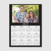 2022 Gepersonaliseerd Photo Calendar Mini Magnet (Voorkant)