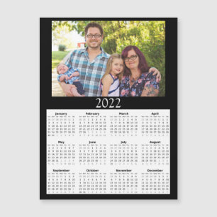 2022 Gepersonaliseerd Photo Calendar Mini Magnet