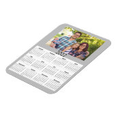 2022 Gepersonaliseerd Photo Calendar Mini Magnet Magneet (Linkerzijde)