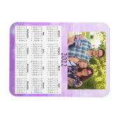 2022 Gepersonaliseerd Photo Calendar Mini Magnet Magneet (Horizontaal)