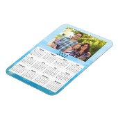 2022 Gepersonaliseerd Photo Calendar Mini Magnet Magneet (Linkerzijde)