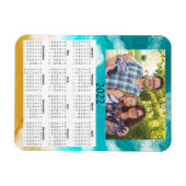 2022 Gepersonaliseerd Photo Calendar Mini Magnet Magneet (Horizontaal)