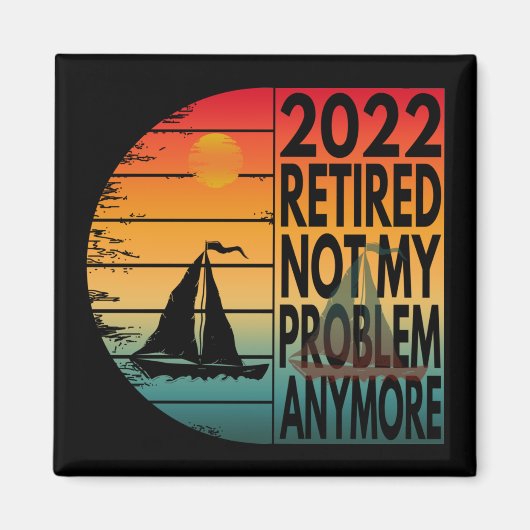 2022 GESTOPT NIET MIJN PROBLEEM MEER MAGNEET (Voorkant)
