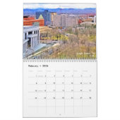 2022 Glimpse van het centrum Denver, Colorado Cale Kalender (Feb 2026)