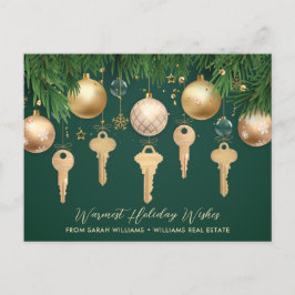 2022 Golden Keys Real Estate Holiday Briefkaart