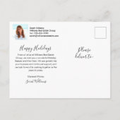 2022 Golden Keys Real Estate Holiday Briefkaart (Achterkant)