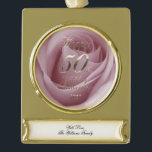 2022 Golden Wedding 50ste Jubileum Verguld Banner Ornament<br><div class="desc">Golden Wedding 50th Jubileum,  Unieke 2022 Wedding Jubileum Gift,  Banner Ornament</div>