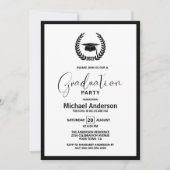 2022 Graduation Party (Wreath en Mortarboard) Kaart (Voorkant)