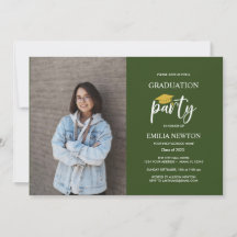 2022 Green Gold Photo Graduation Party
