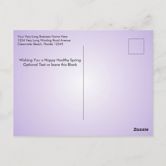 2022 Herinnering voor zomertijd Postcar op zomerti Briefkaart (Achterkant)