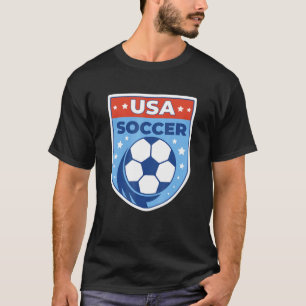 2022 Het Soccer Team van de Verenigde Staten steun T-shirt