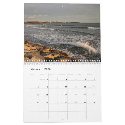 2022 Higgins Beach Maine Photography Calendar Kalender (Feb 2026)
