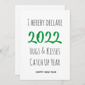 2022 HUGS EN KISSEN | Nieuw jaar (Voorkant / Achterkant)