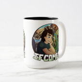 2022 IFComp Two-Tone Large Coffee Mok (Voorkant rechts)