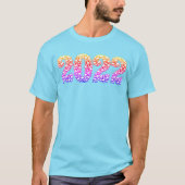 2022 in Colorful Skulls T-Shirt (Voorkant)