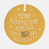 2022 is opgezogen, maar we zijn nu bezig met plezi glas ornament (Achterkant)