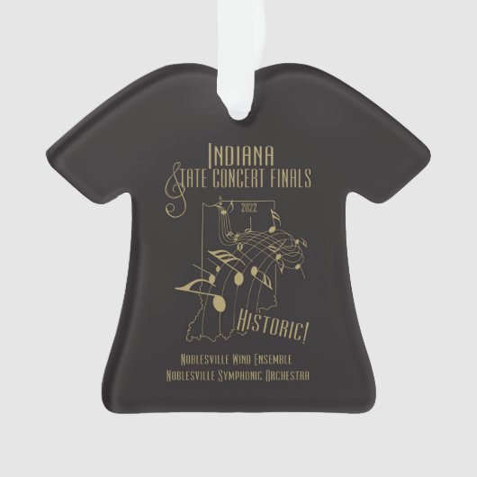 2022 ISSMA State Concert Finals Ornament (voorkant)