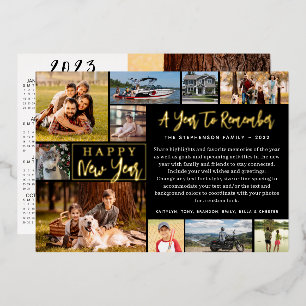 2022 Jaar in Review 11 Foto 2023 Agenda Folie Feestdagenkaart