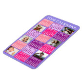 2022 jaar Maandelijkse kalender Kute Mod Foto Coll Magneet (Linkerzijde)