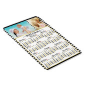 2022 Jaar Maandkalender Strepen | Aangepaste foto' Magneet (Rechterzijde)