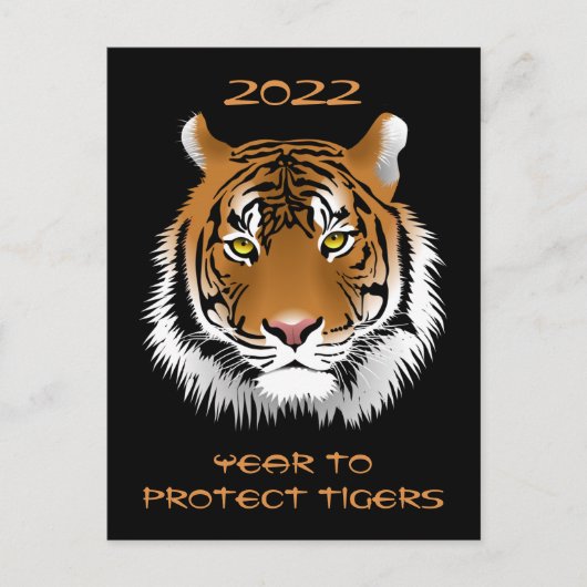2022 Jaar van de bescherming van trekkers Briefkaart (Voorkant)