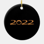 2022 Jaar van de bescherming van trekkers Keramisch Ornament (Achterkant)