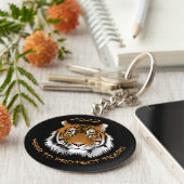 2022 Jaar van de bescherming van trekkers Sleutelhanger (Zijkant)