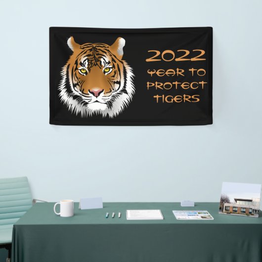 2022 Jaar van de bescherming van trekkers Spandoek (Beurs)