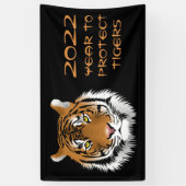 2022 Jaar van de bescherming van trekkers Spandoek (Verticaal)