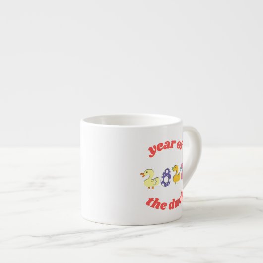 2022 jaar van de eend espresso kop (Voorkant rechts)