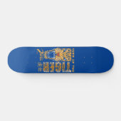 2022 JAAR VAN DE KWESTIE VAN HET TIGER Chinese NIE Persoonlijk Skateboard (Horizontaal)