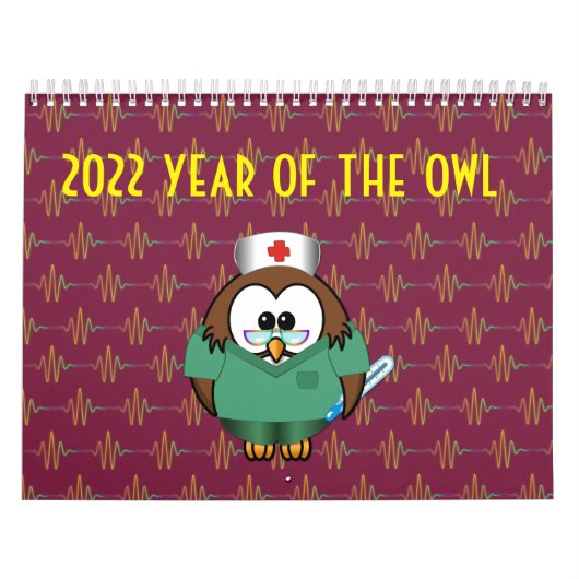 2022 jaar van de owl kalender (Hoes)