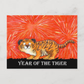 2022 Jaar van de tijger Briefkaart (Voorkant)
