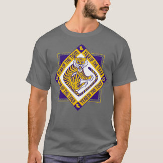 2022 Jaar van de Tijger Paarse Gouden Tijger T-shirt