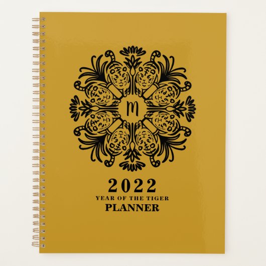 2022 Jaar van de tijger Planner (Voorkant)