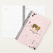 2022 jaar van de tijgerroze schildpad planner (Display)