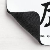 2022 Jaar van het Tiger Chinese Zodiac Sign Muismat (Hoek)