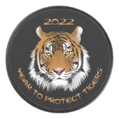 2022 Jaar voor bescherming van trekkers Klassiek Hockey Puck (Voorkant)