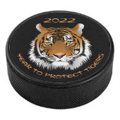 2022 Jaar voor bescherming van trekkers Klassiek Hockey Puck (3/4)