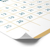 2022 Jaarkalender Poster (Hoek)